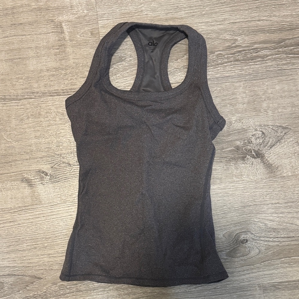 ALO Yoga Charcoal Tank Top